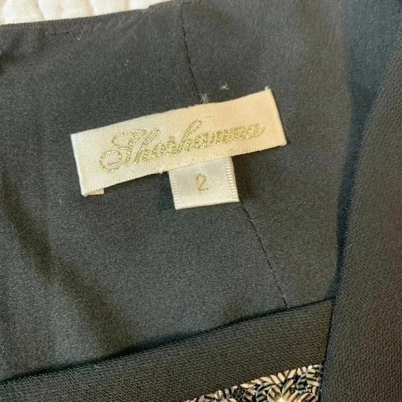 Shoshanna Size 2 Black Sleeveless Sequin Accent Shift Cora Dress NEW! - Picture 5 of 7